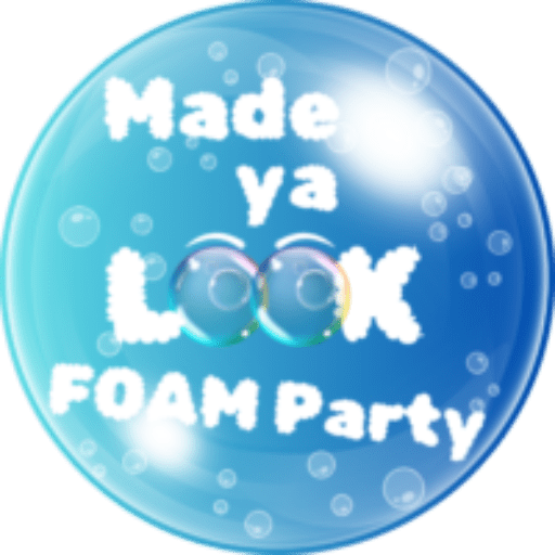made ya look foam party logo